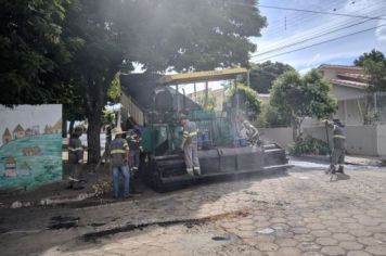 Foto - EXECUÇÃO DE PAVIMENTAÇÃO ASFLATICA E RESTAURAÇÃO EM CBUQ EM DIVERSAS RUAS DO NO MUNICIPIO DE GUAPIRAMA CONFORME TERMO DE CONVENIO 12/2021-SEIL