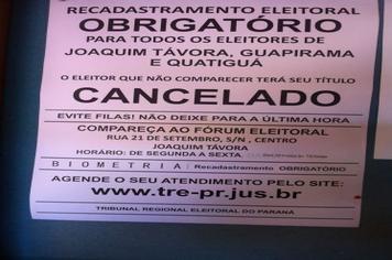RECADASTRAMENTO ELEITORAL