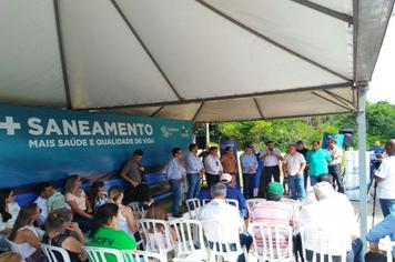 INAUGURAÇÃO ESTAÇÃO DE TRATAMENTO DE ESGOTO DE GUAPIRAMA.