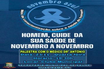 Palestra Novembro Azul: 