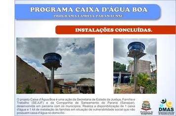 PROGRAMA CAIXA D′ÀGUA BOA