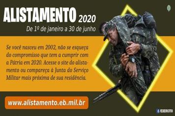 ALISTAMENTO MILITAR 2020