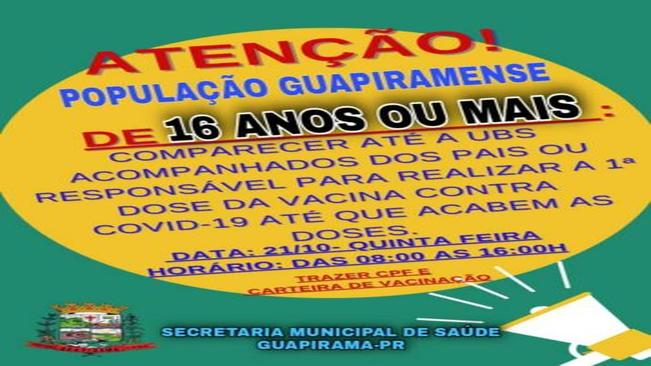 INFORMATIVO SOBRE A VACINAÇÃO