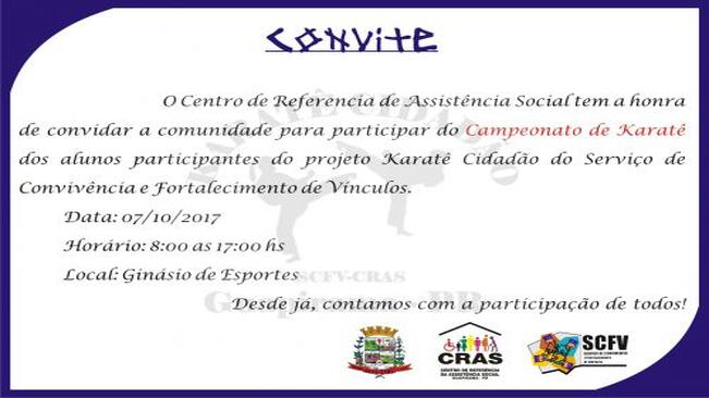 CAMPEONATO DE KARATÊ