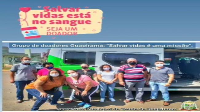 GRUPO DE DOADORES GUAPIRAMA: 