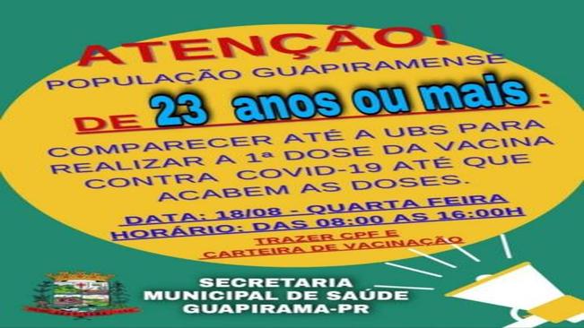 INFORMATIVO SOBRE A VACINAÇÃO