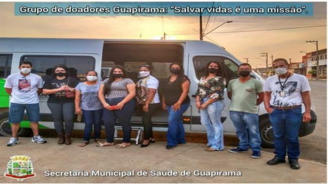 TERCEIRO GRUPO DE DOADORES GUAPIRAMA: 