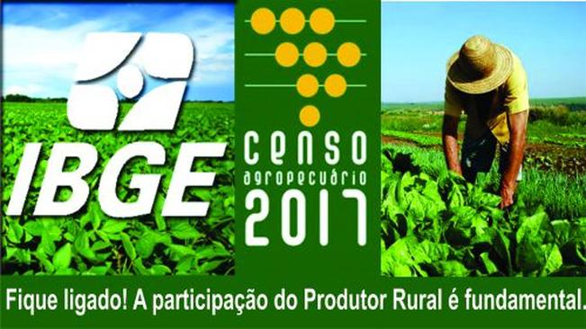 IBGE da inicio ao Censo Agropecuário 2017
