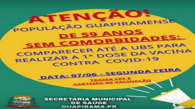 INFORMATIVO SOBRE A VACINAÇÃO