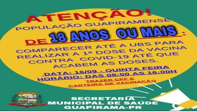 INFORMATIVO SOBRE A VACINAÇÃO