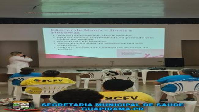 Palestra Outubro Rosa: 